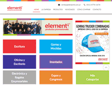 Tablet Screenshot of elementi.com.ar